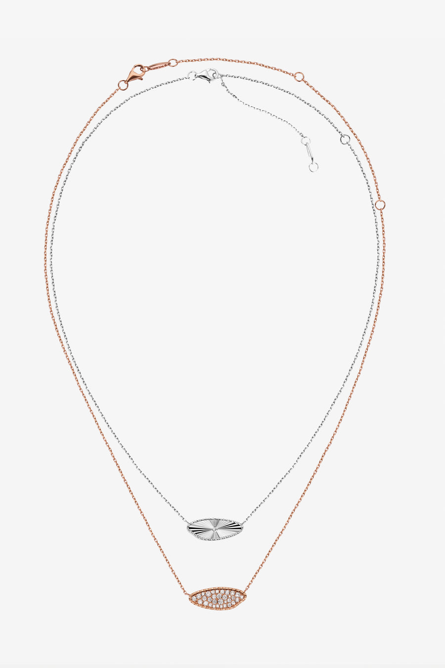 Reversible Wheat grain Necklace