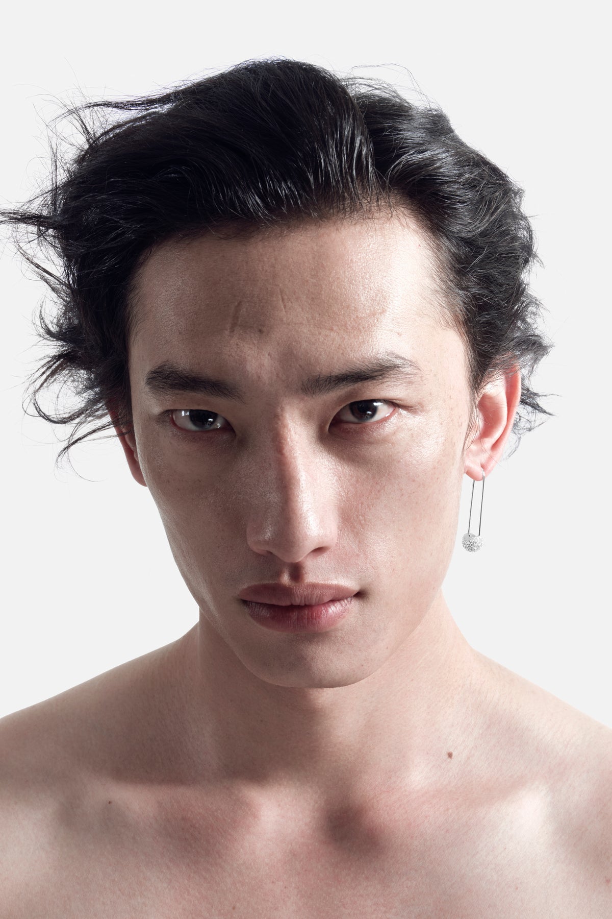 Pac Lock Long Earring